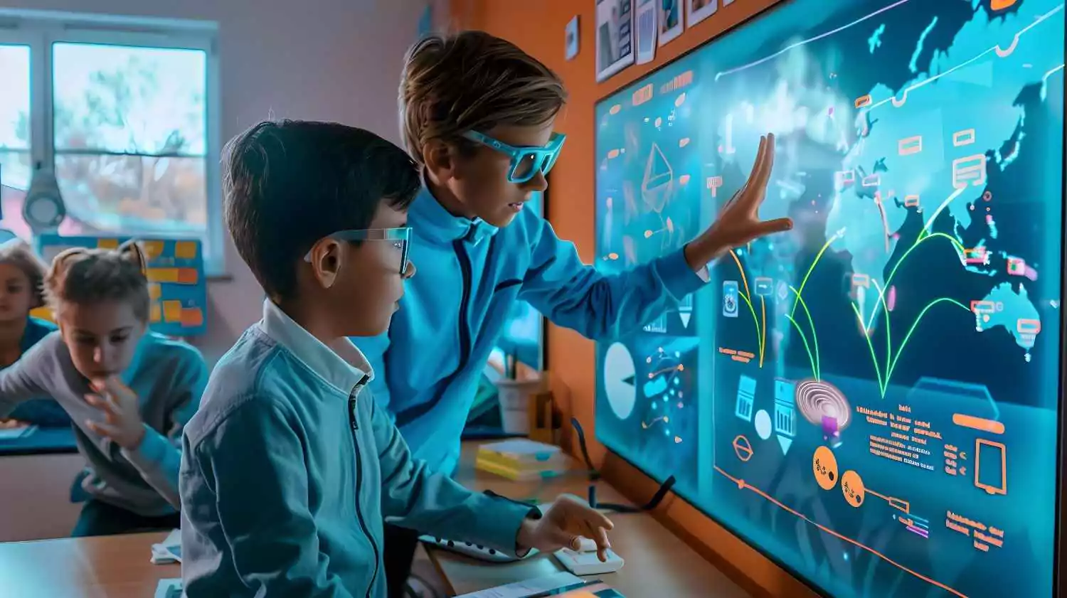 Smart board for online teaching Smart board for online teaching