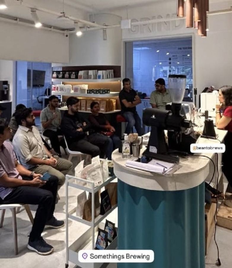 A photo from the Bean to Brews coffee workshop