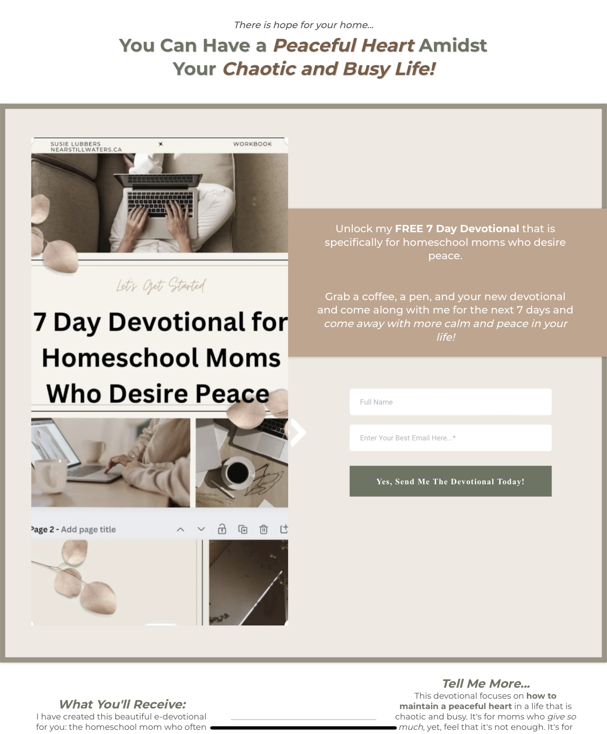 devotional for homeshcool moms