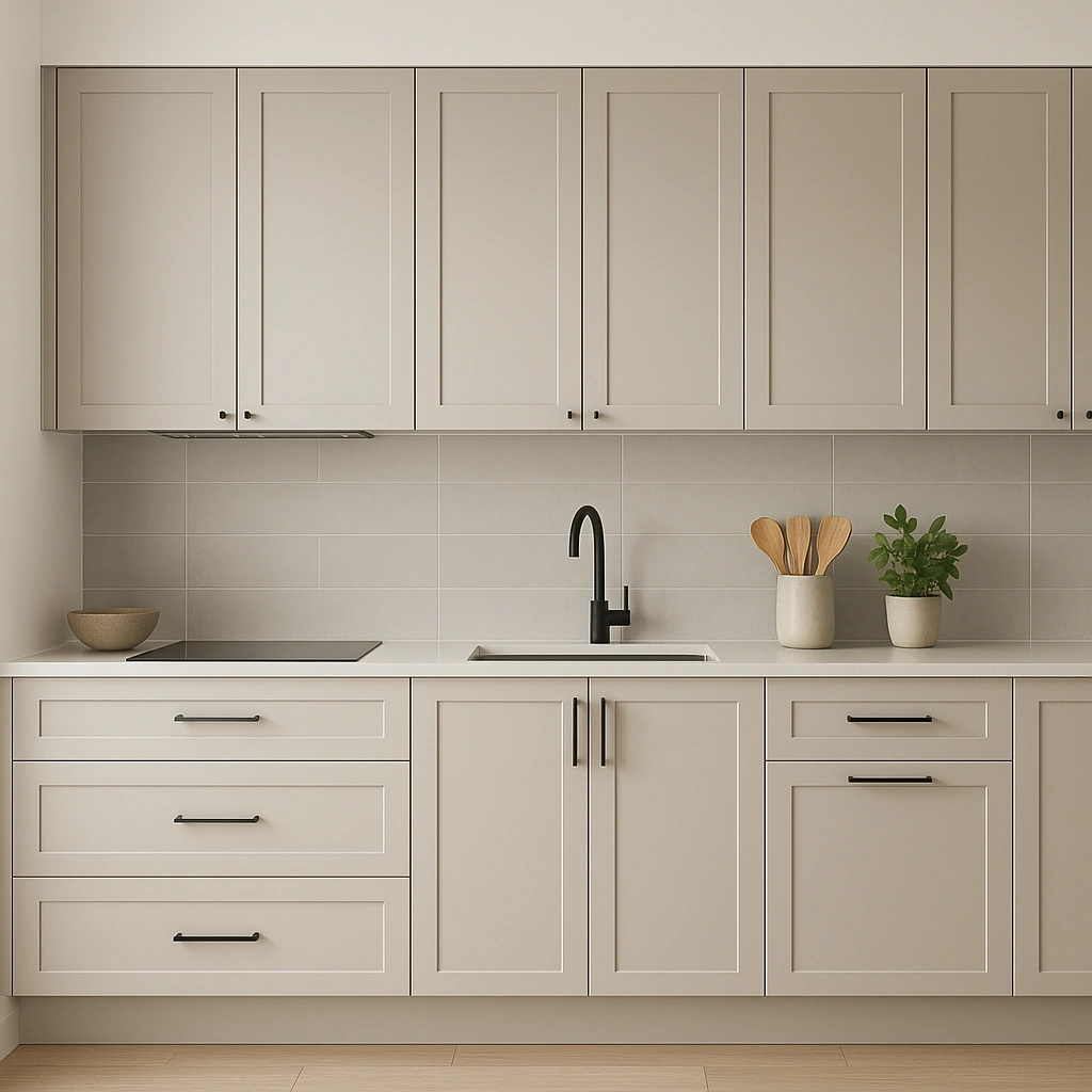 slim shaker cabinets