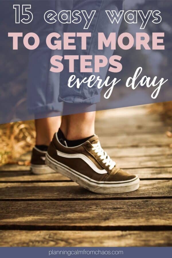 easy ways to get more steps every day