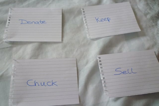 decluttering my desk