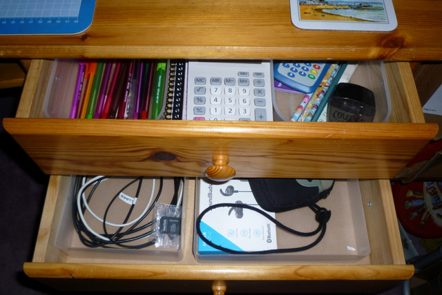 decluttering my desk