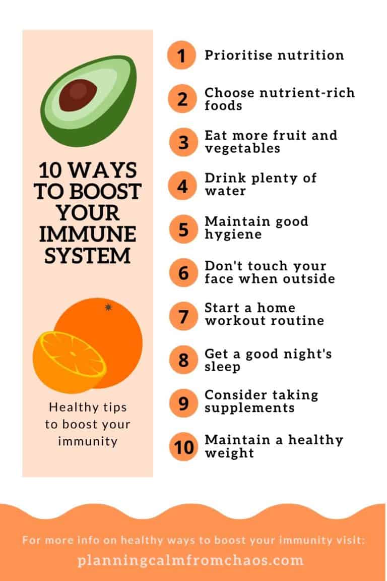 healthy ways to boost your immune system