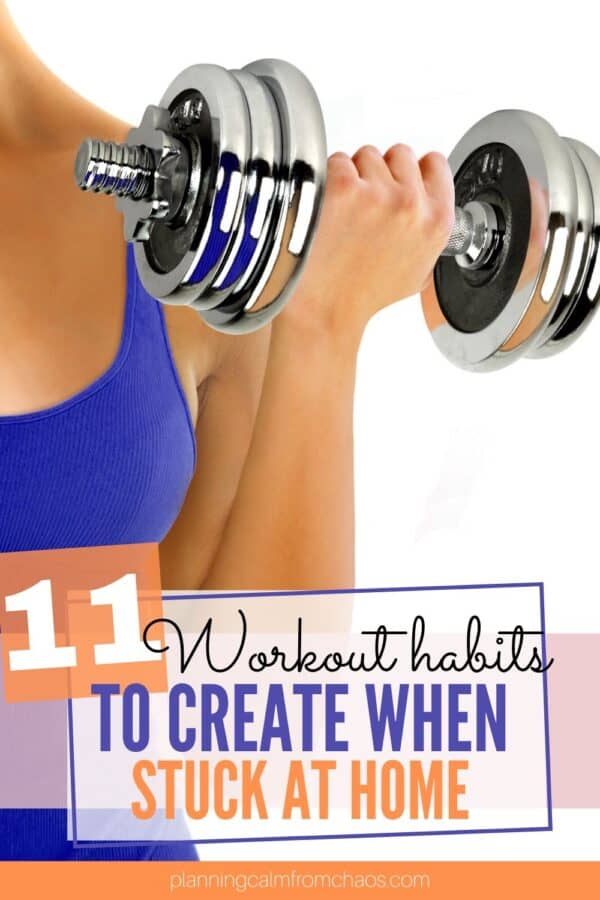 workout habits while stuck at home