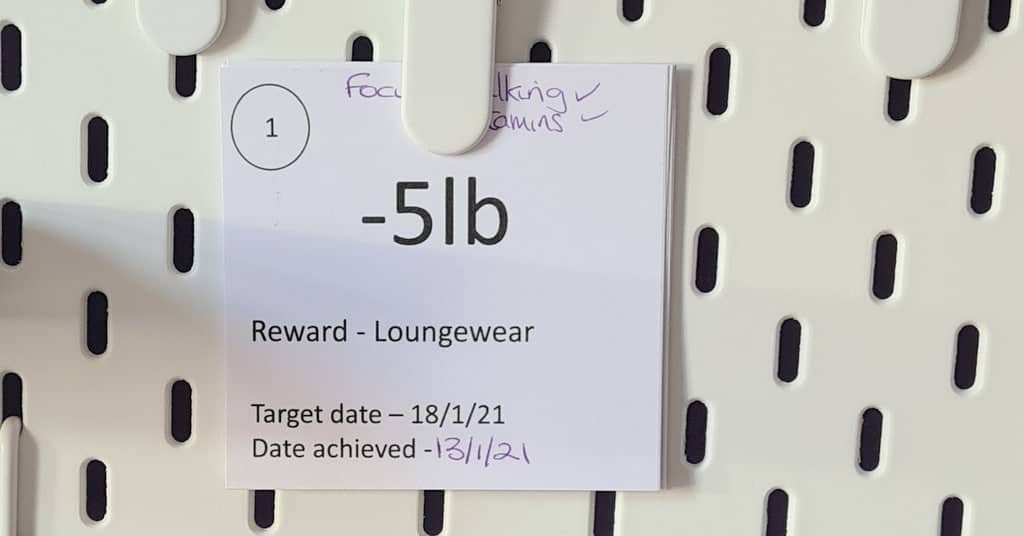 printable weight loss reward cards