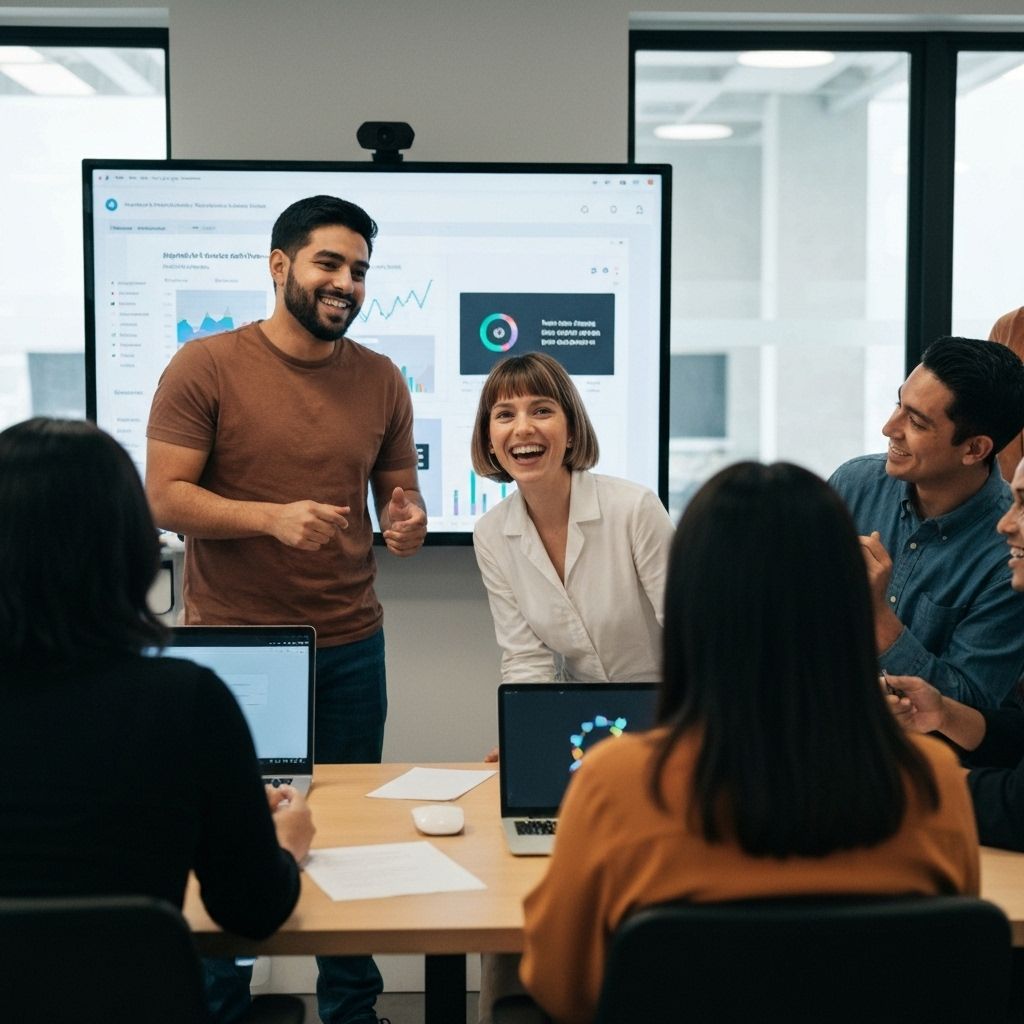 Content marketing professionals using Flintt AI platform