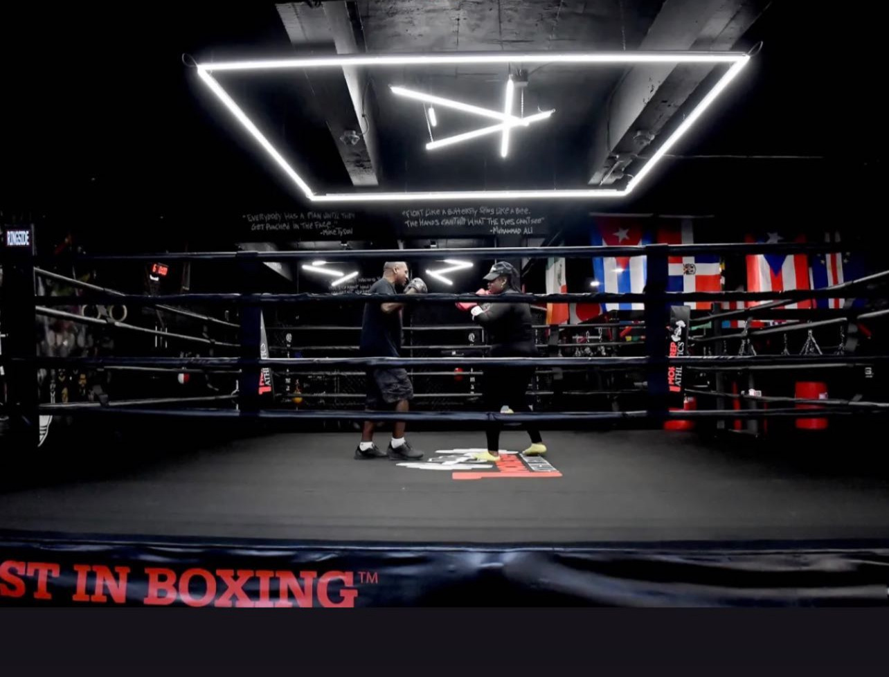 singer fistbumping crowd