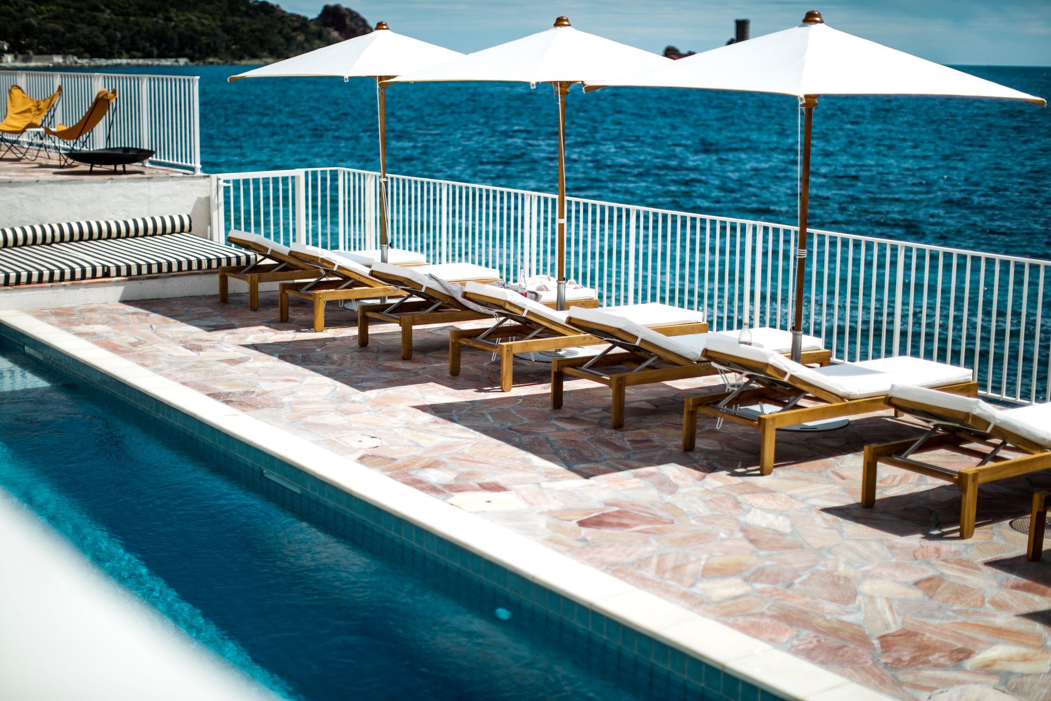 A shining example of modern thalassotherapy spirit, this sea-front retreat in Saint-Raphaël features natural seawater pools carved into rock, curated algae treatments, and minimalist design that lets the Med do the talking. It’s summer indulgence, pared back to essentials. A shining example of modern thalassotherapy spirit, this sea-front retreat in Saint-Raphaël features natural seawater pools carved into rock, curated algae treatments, and minimalist design that lets the Med do the talking. It’s summer indulgence, pared back to essentials.