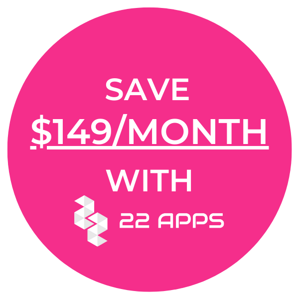 save $149 with 22apps