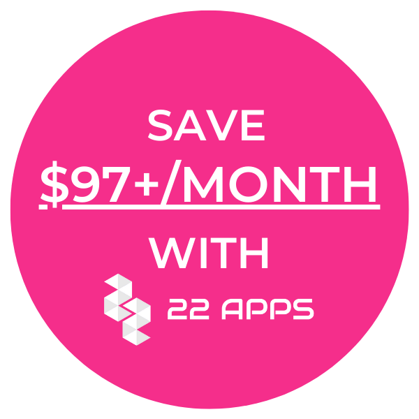 save $97 with 22apps