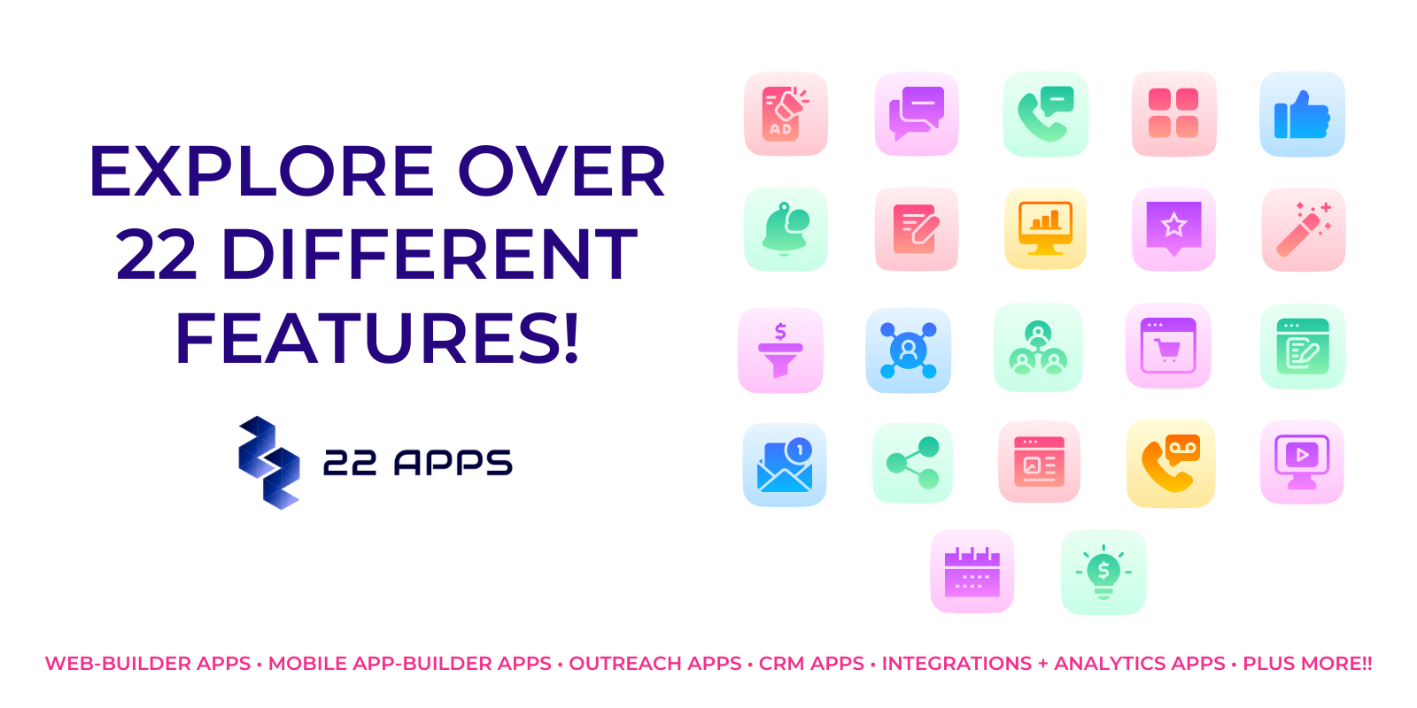 22apps features