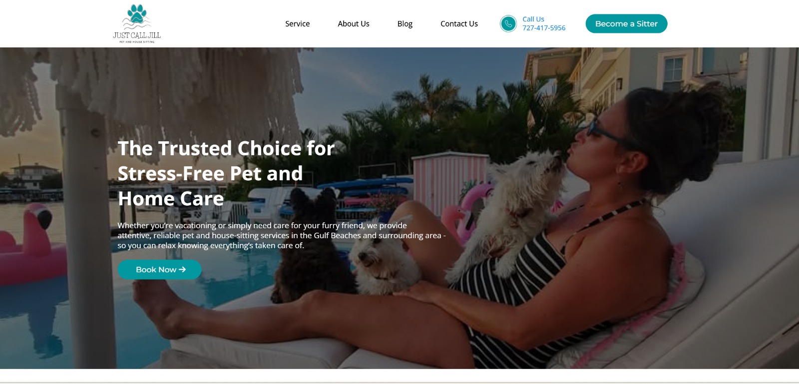 Just Call Jill Website Live Preview