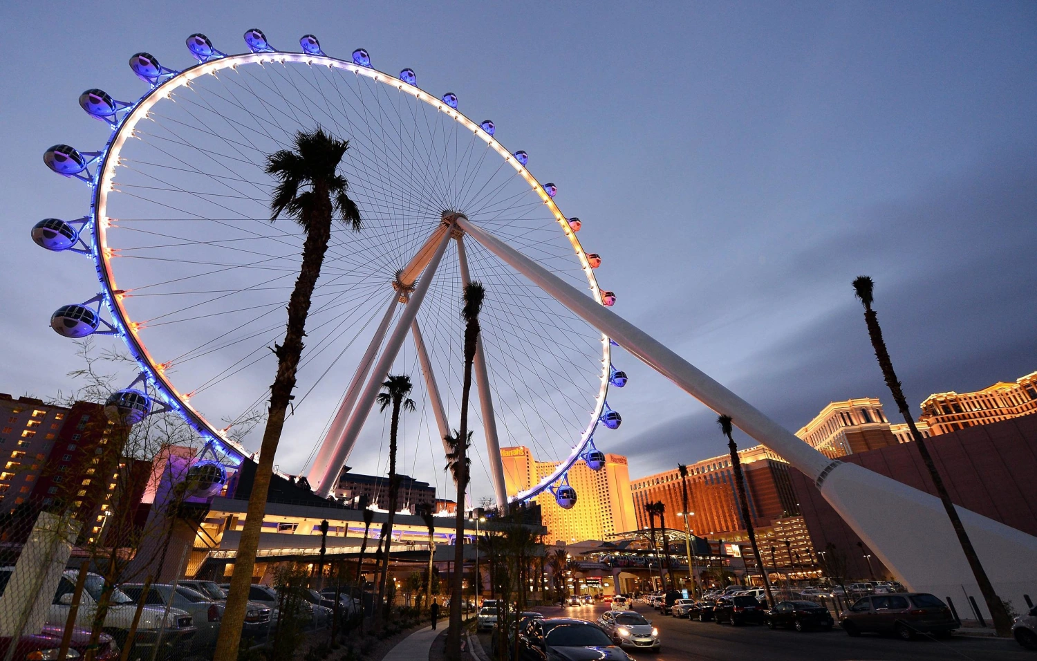 TAKE IN THE VIEW AT THE HIGH ROLLER