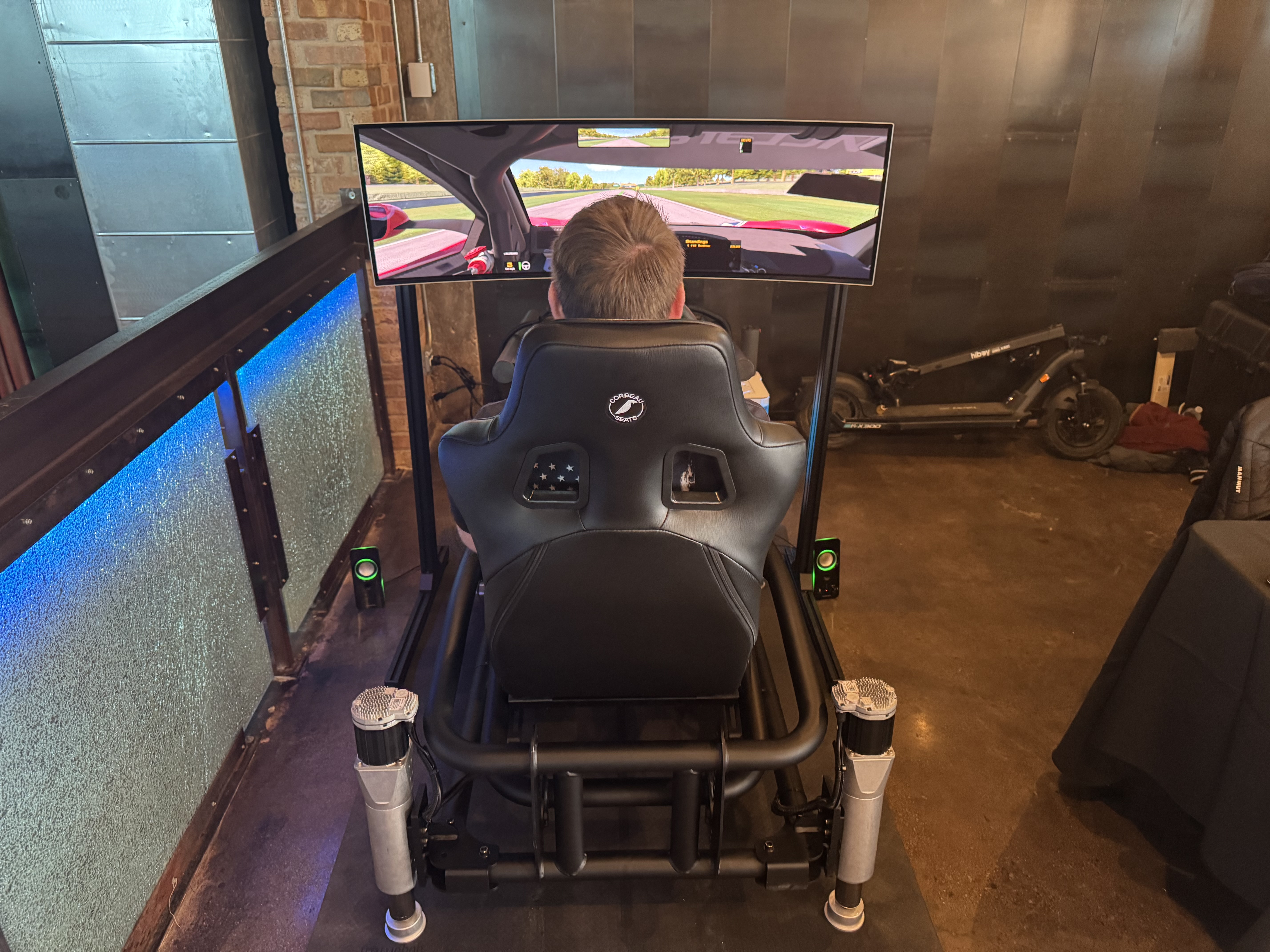 Cooler Master Dyn X racing simulator in Chicago Cooler Master Dyn X racing simulator in Chicago