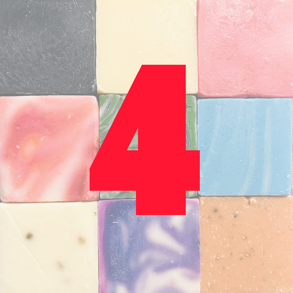 4PK All Natural Soap Mystery Bundle
