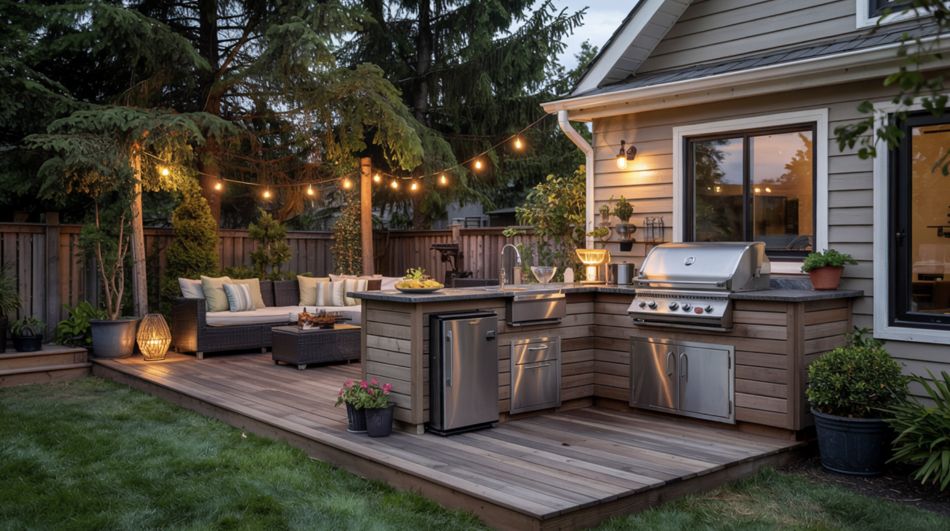 backyard deck with grill backyard deck with grill