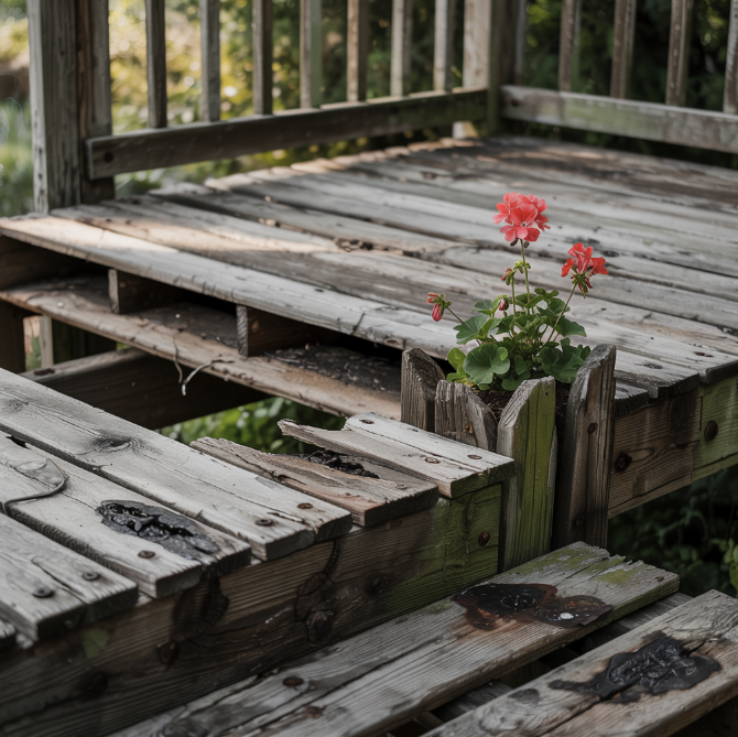 old deck old deck
