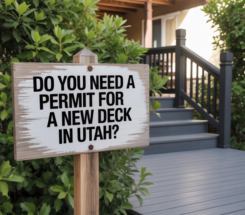 sign saying do you need a permit for a new deck in utah sign saying do you need a permit for a new deck in utah