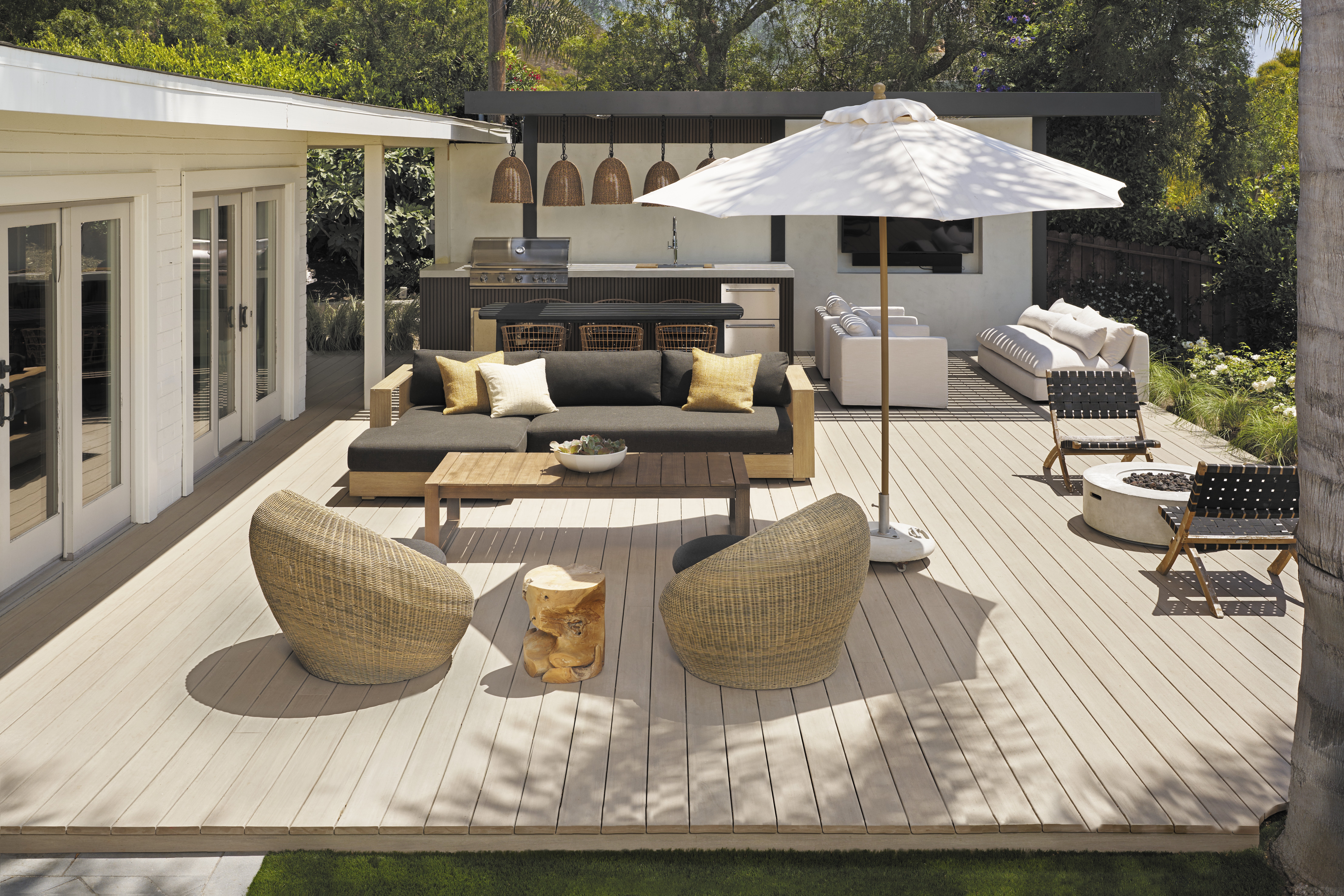 Timbertech outdoor deck kitchen Timbertech outdoor deck kitchen