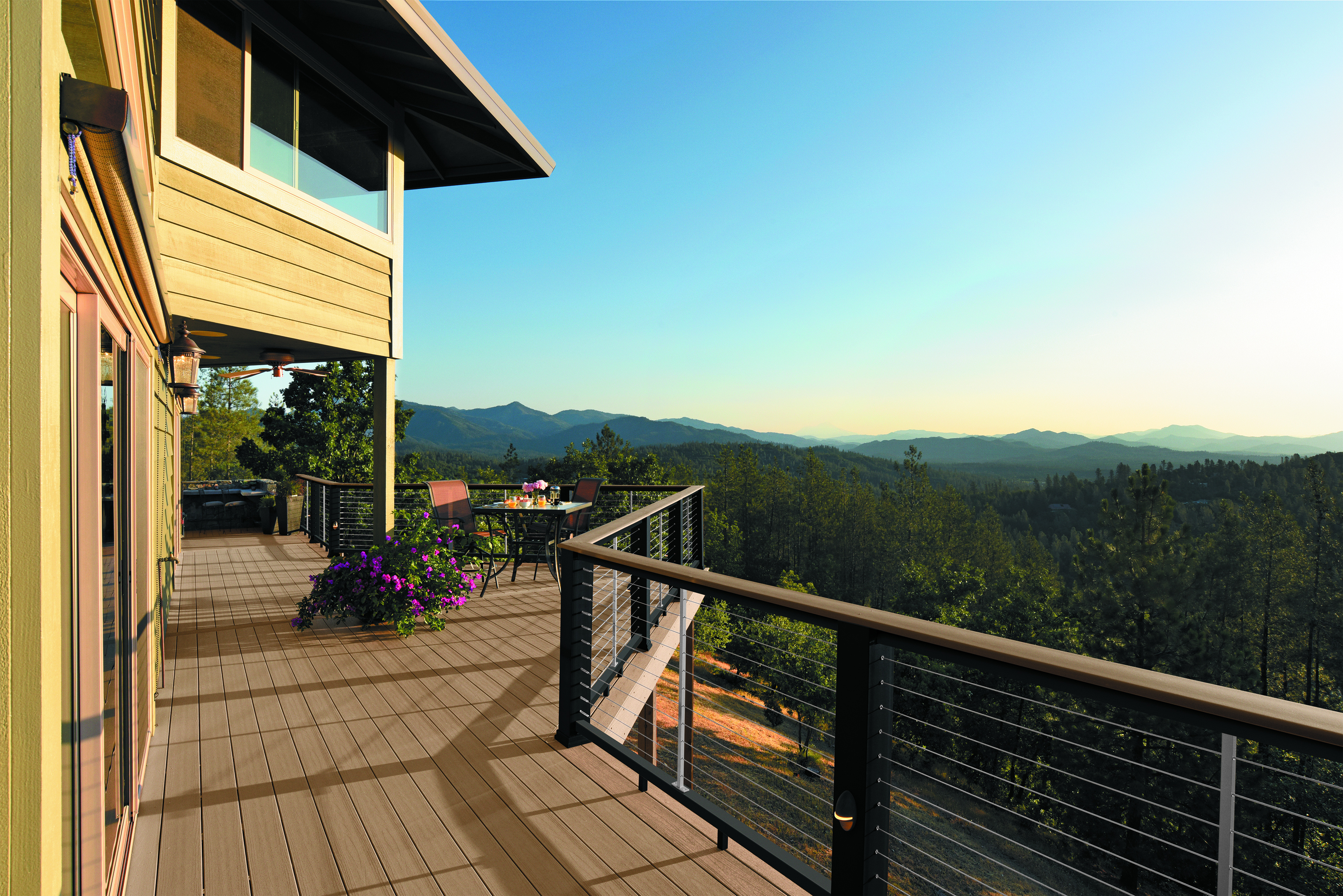 TimberTech decking for cabin in Utah TimberTech decking for cabin in Utah