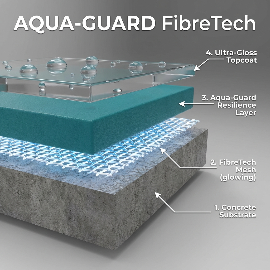AQUA-GUARD FibreTech Technical Layers Diagram