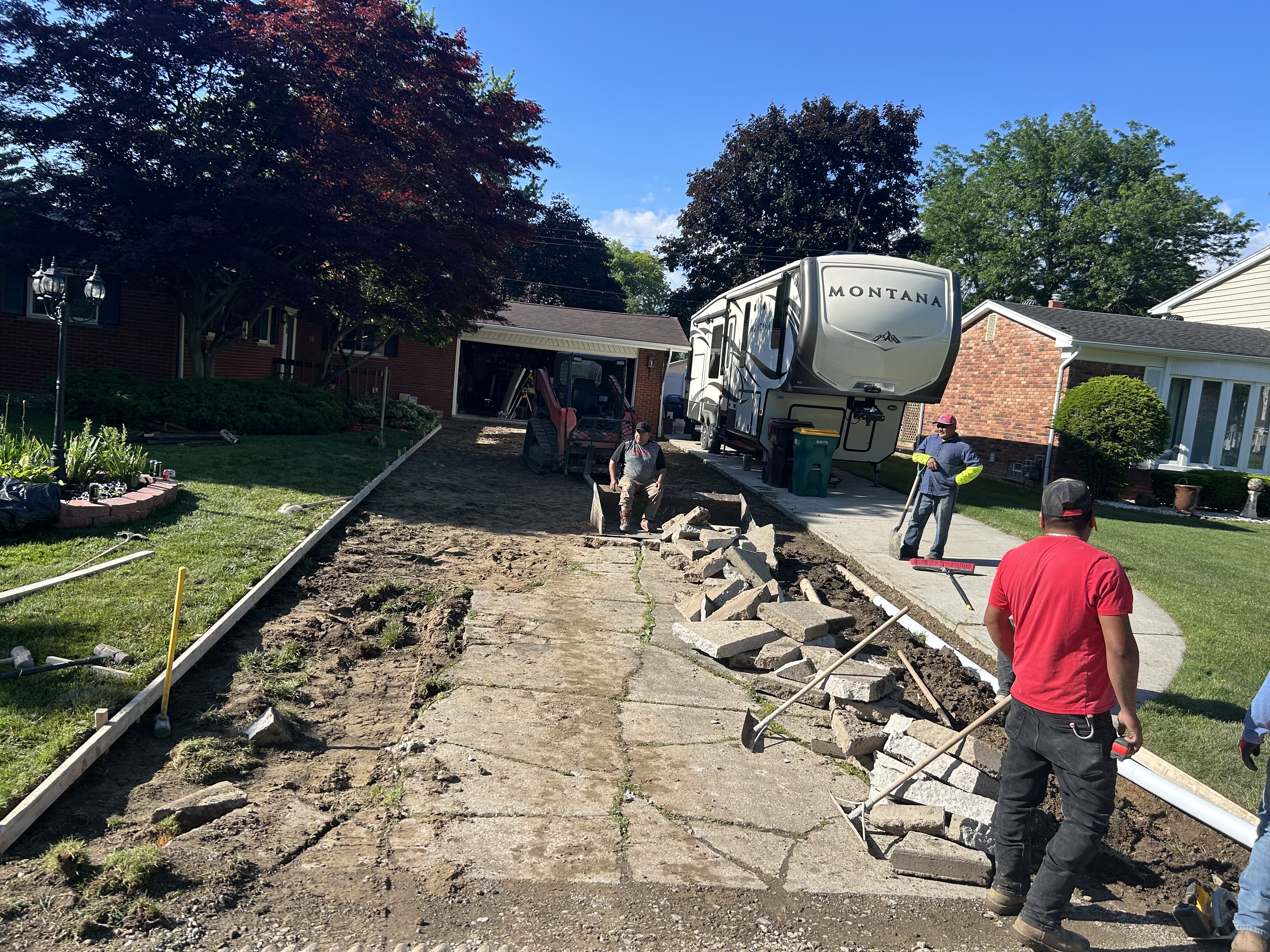 Concrete driveways Ann Arbor MI