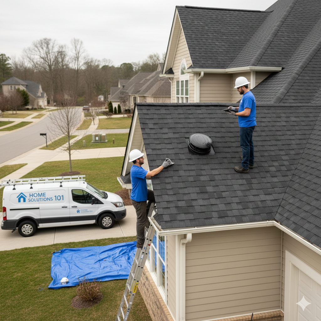 Roof ventilation and airflow correction service in Dexter MI by Home Solutions 101