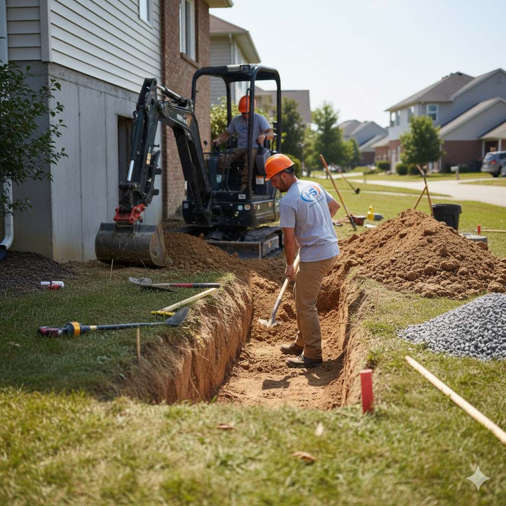 Foundation excavation and site preparation service in Ann Arbor Michigan