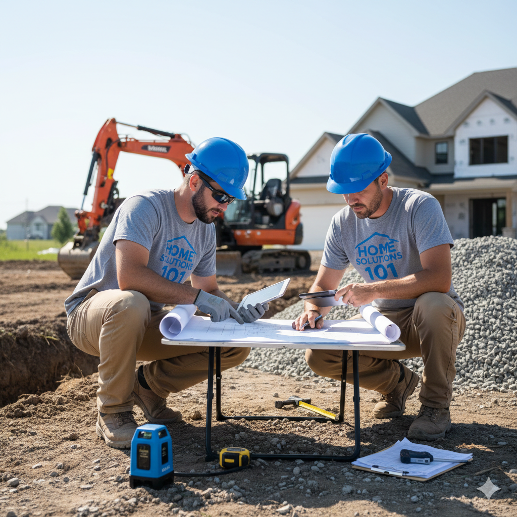 Excavation evaluation and planning in Ann Arbor MI by Home Solutions 101