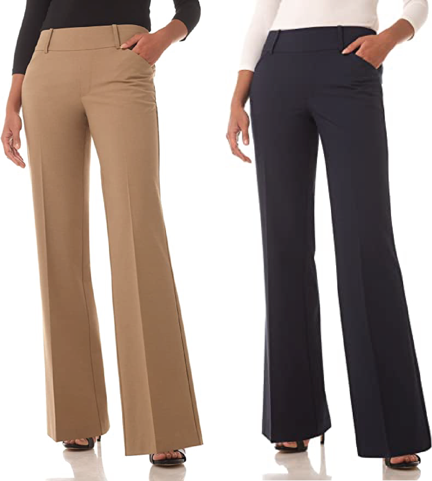 Wide Leg Pull-On Pants