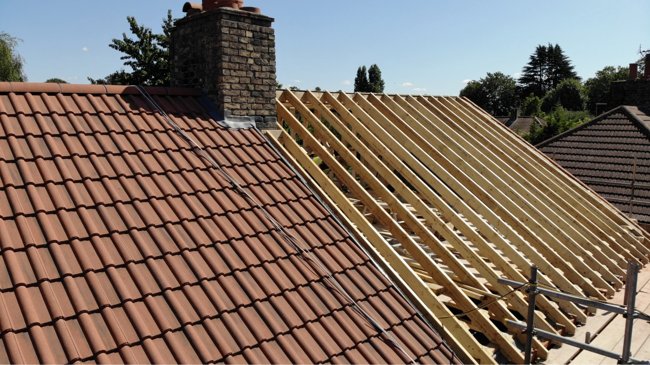 Professional loft conversion specialist working on a project