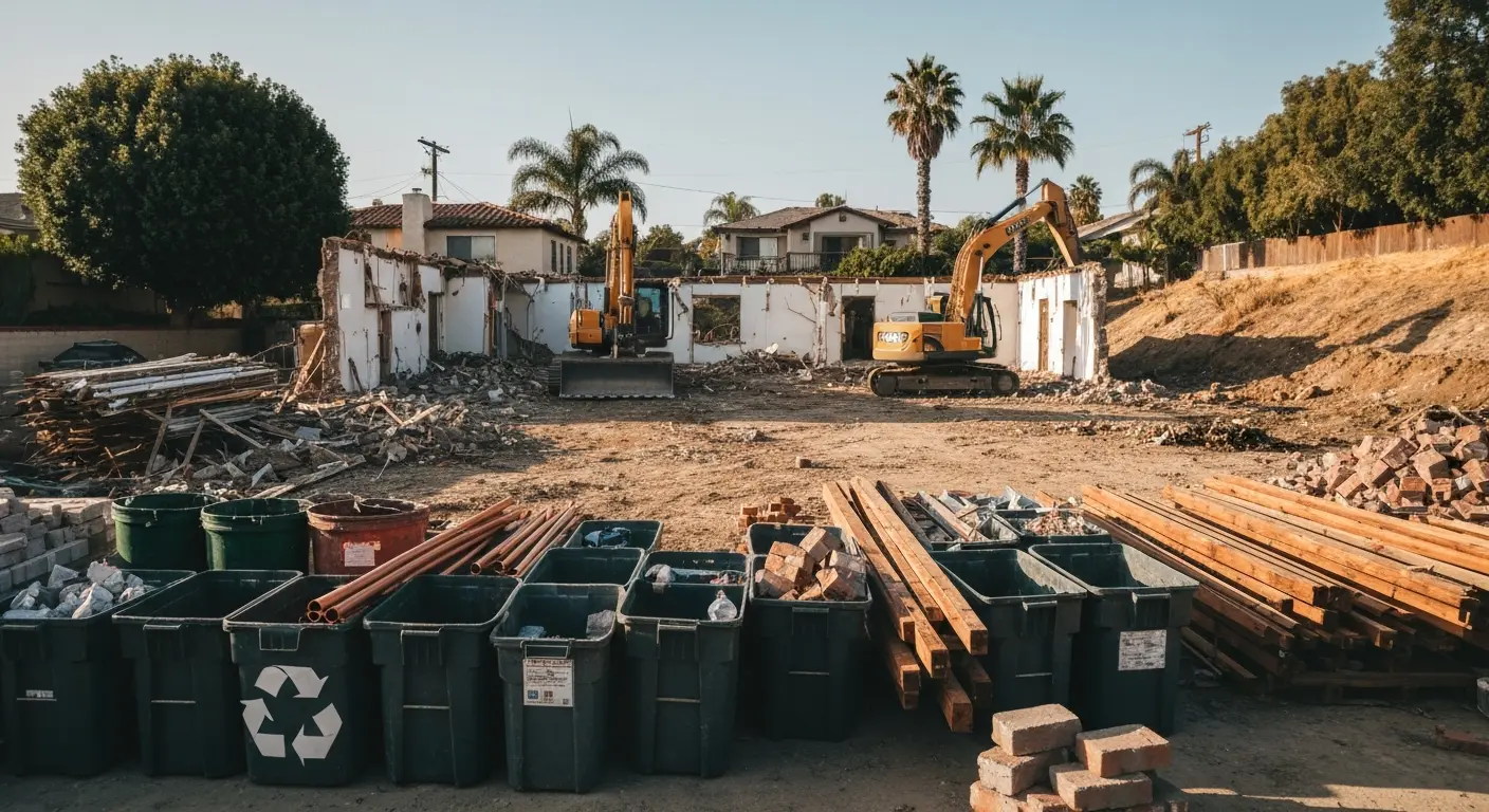 Residential demolition project