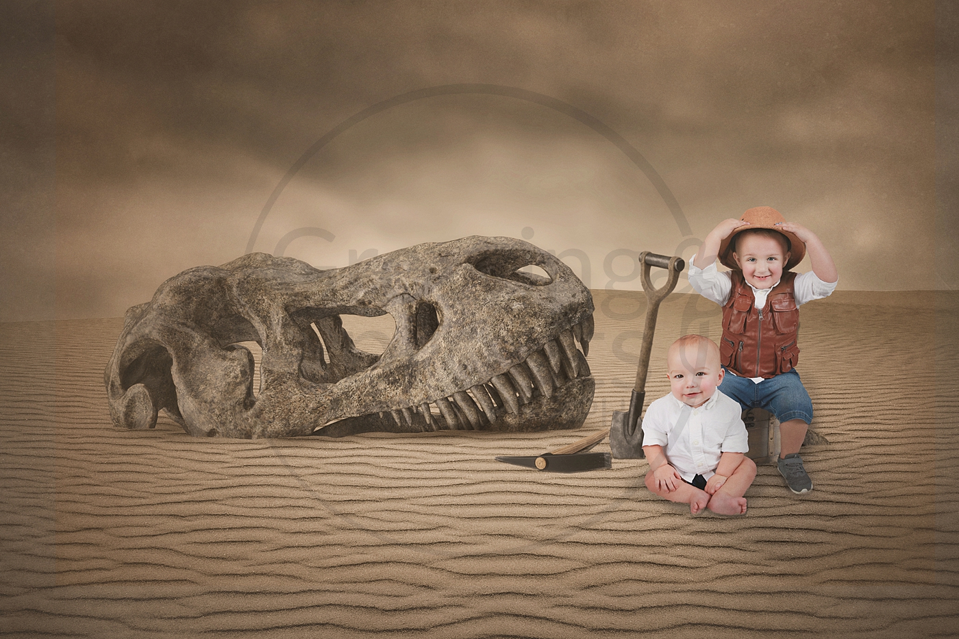 A Dino-rific Day:  Unearthing Treasures and Playing with Baby Dinosaurs!