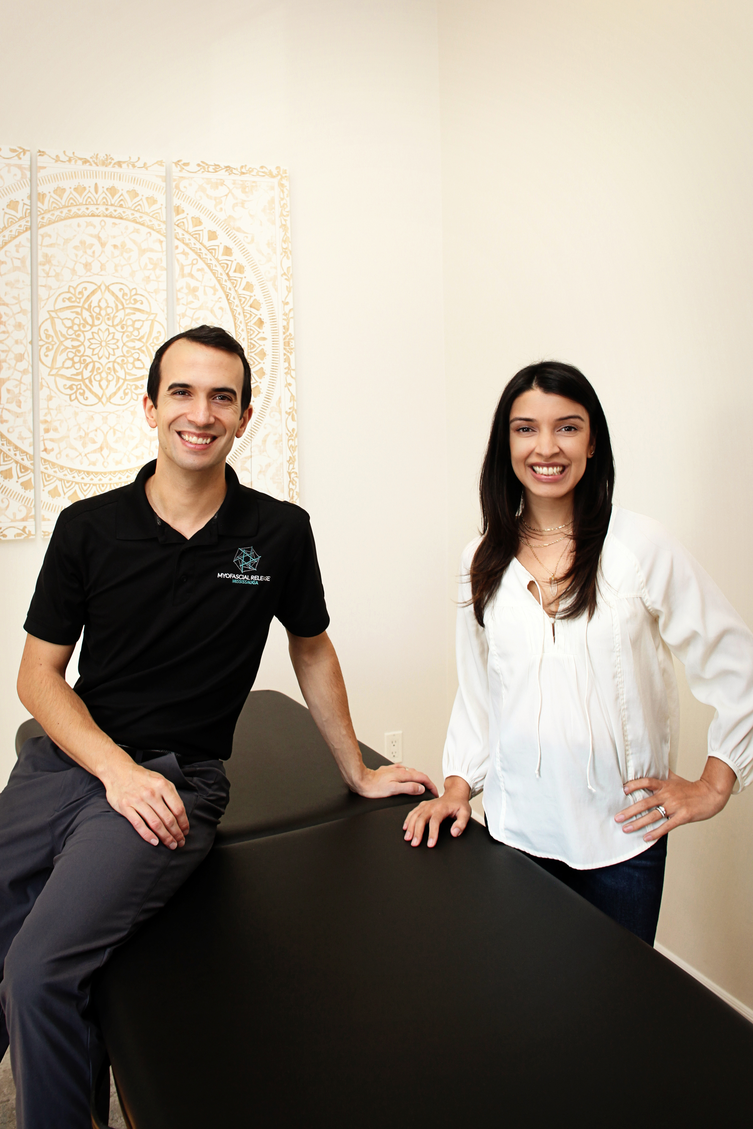 Justin and Nelin Krull, owners of Myofascial Release Mississauga Justin and Nelin Krull, owners of Myofascial Release Mississauga