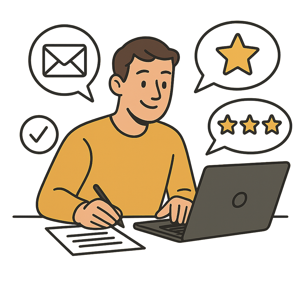 Agency checking clients reviews online Agency checking clients reviews online