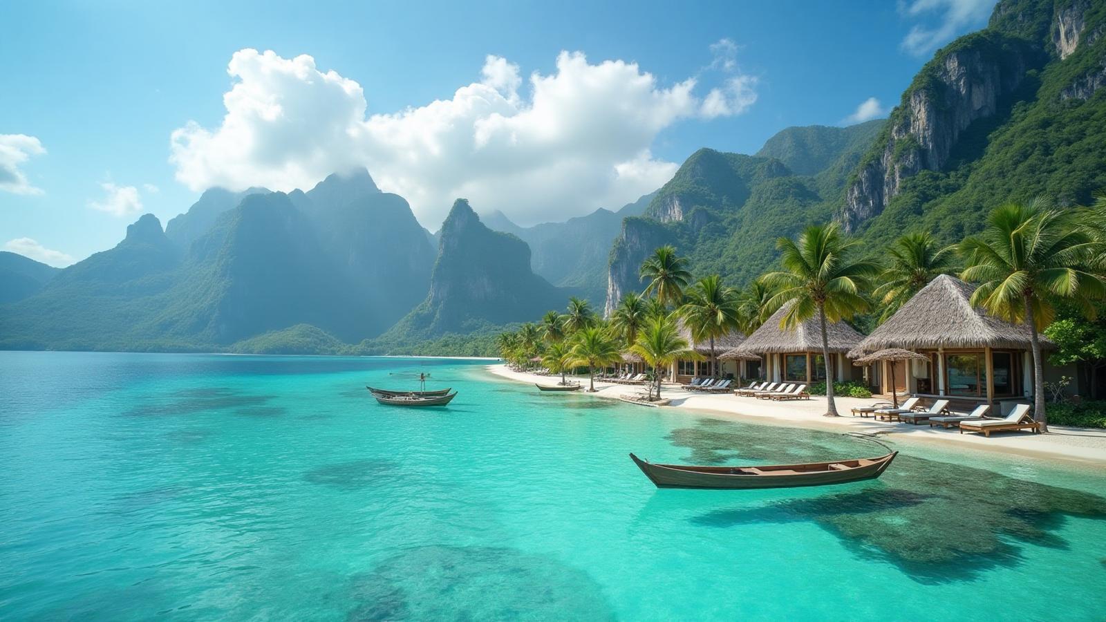 Luxury destination showcasing premium travel experiences
