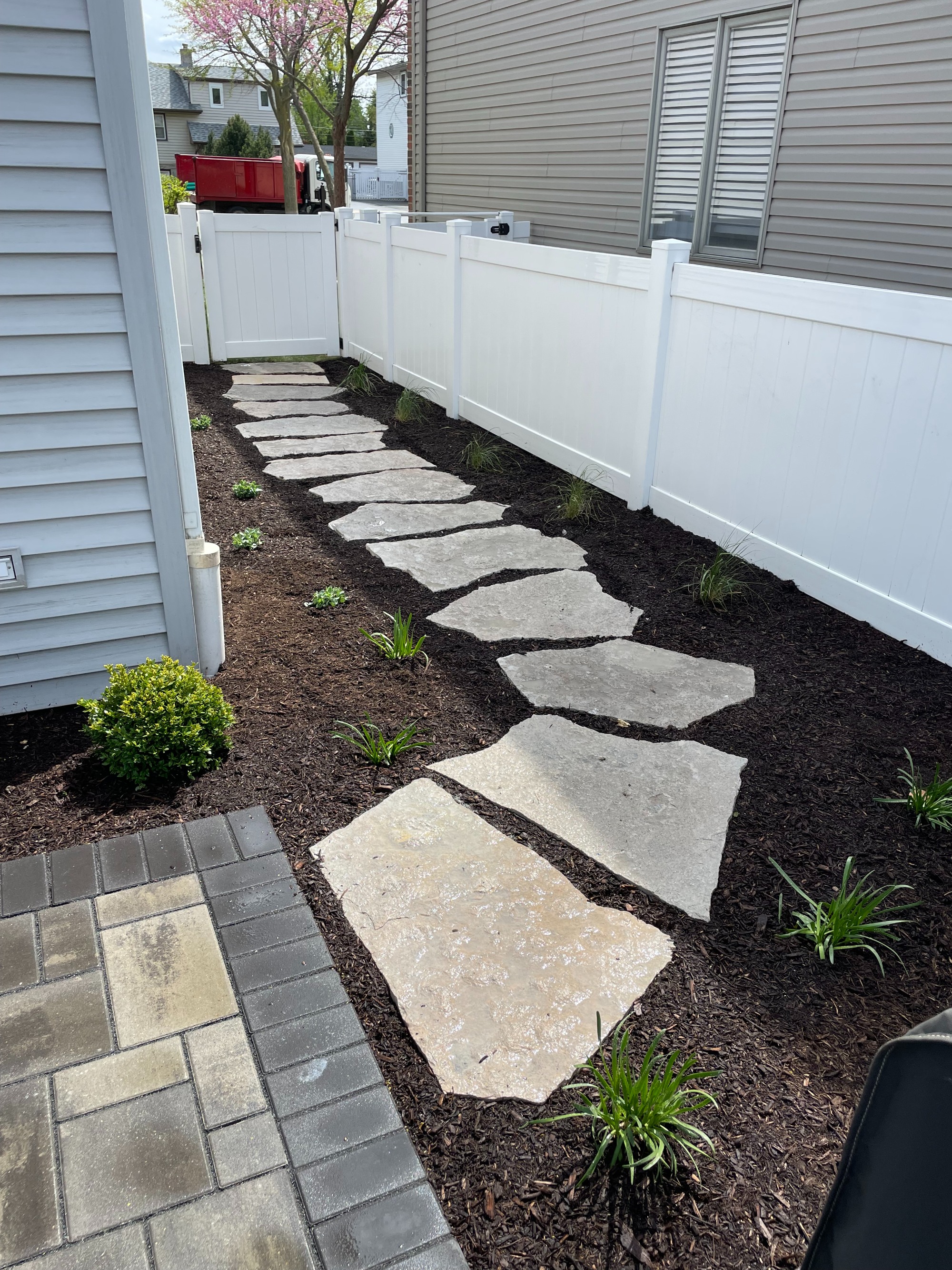 natural stone walking path installation elmhurst il natural stone walking path installation elmhurst il
