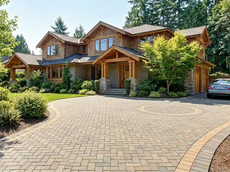 After paver installation