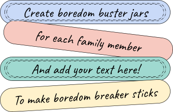 boredom buster jar steps boredom buster jar steps