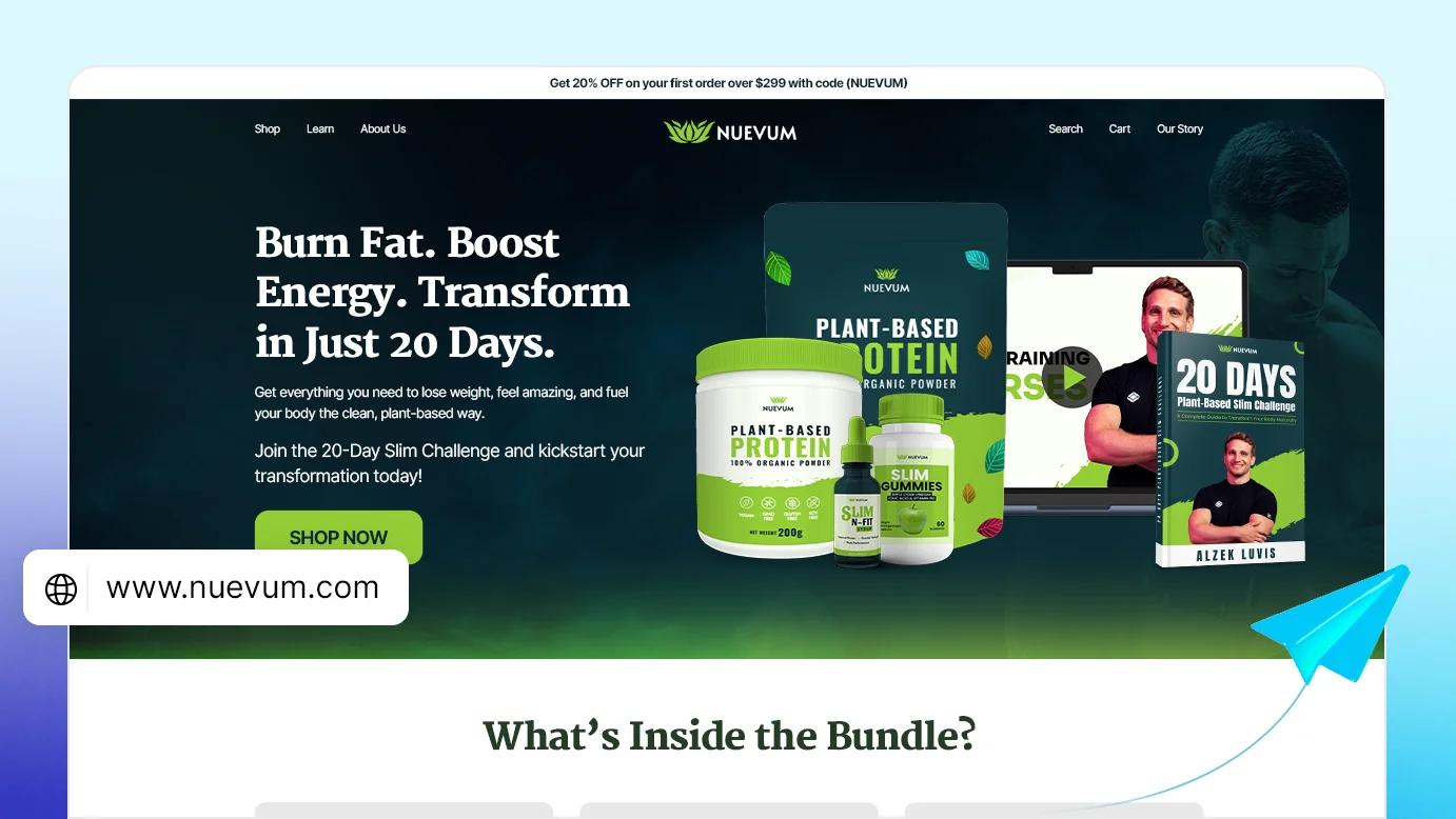 Mockup 3D de caixa criado no ClickDesigns para curso de Email Marketing Mastery