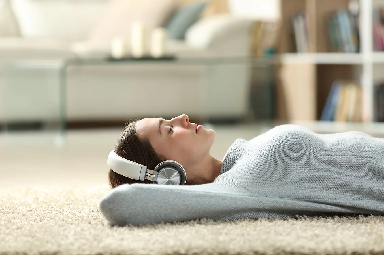 Listening to music