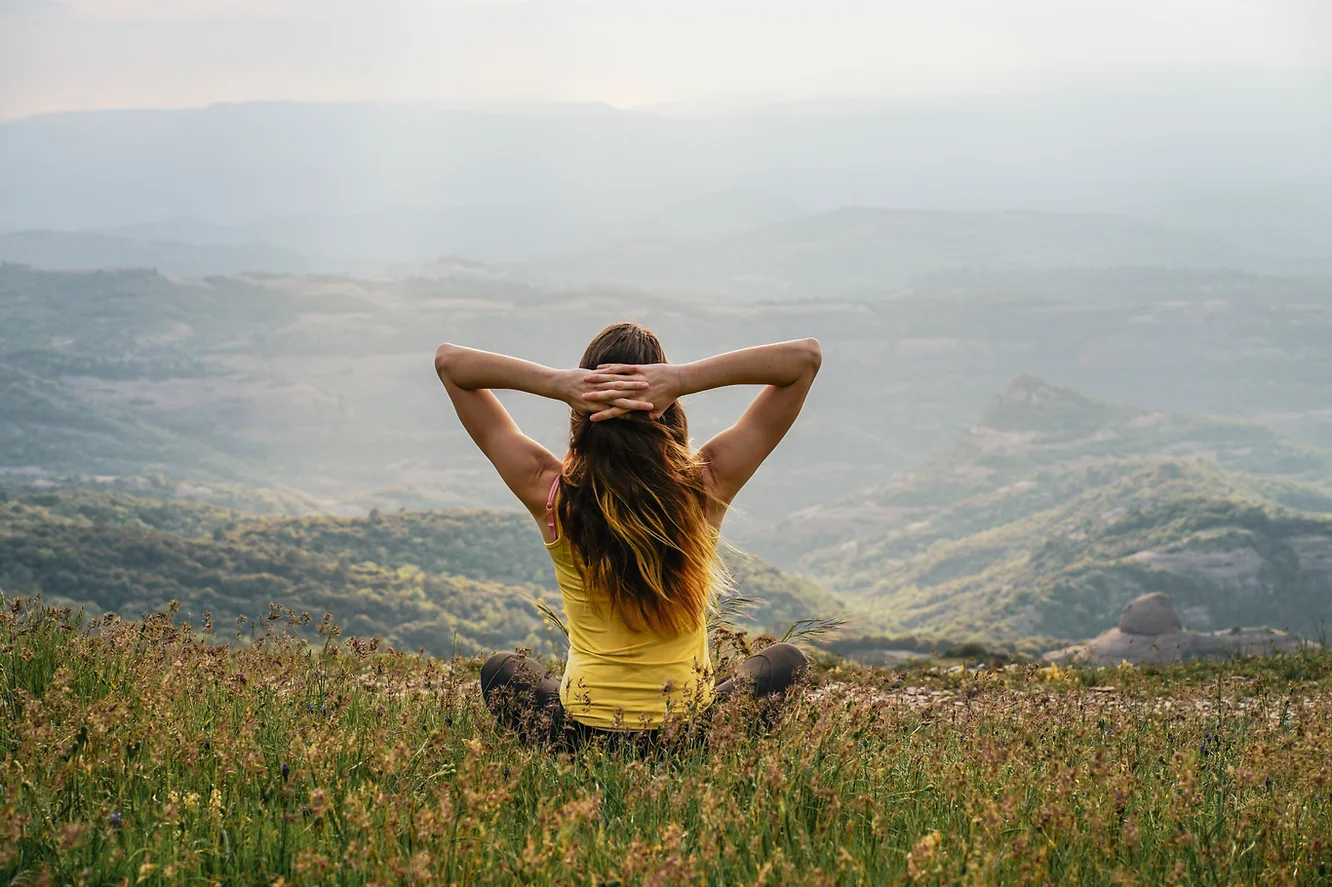 Woman viewing scenery
