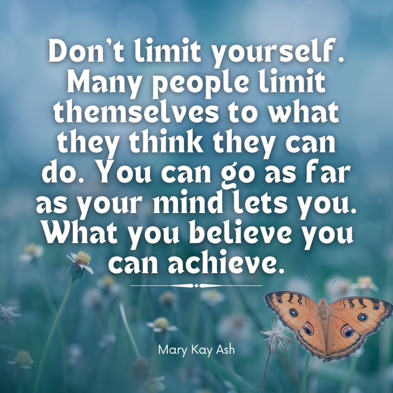 mary kay ash quote career change