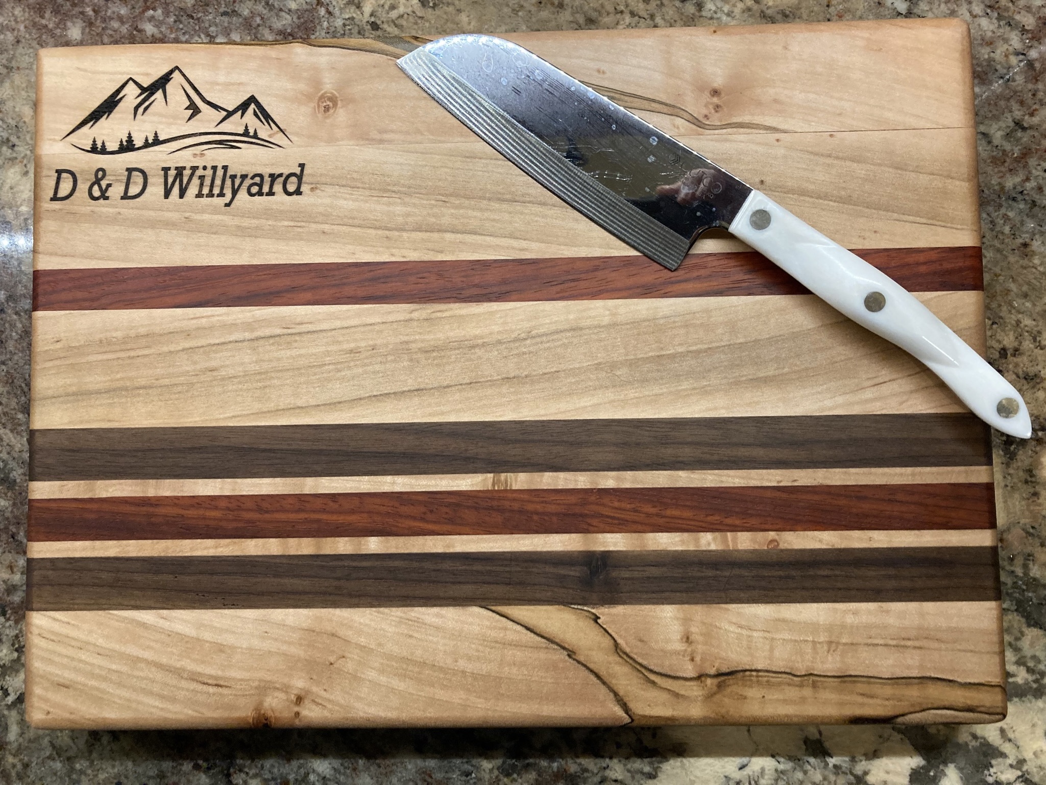 Cherry, Bubinga & Maple Cutting Board Kit - Woodworkers Source