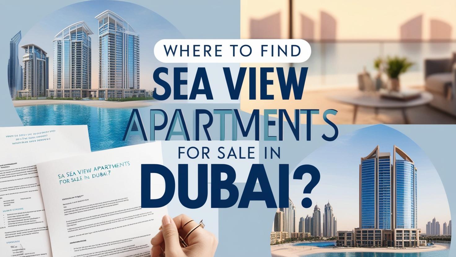 Where to Find Sea View Apartments for Sale in Dubai Where to Find Sea View Apartments for Sale in Dubai