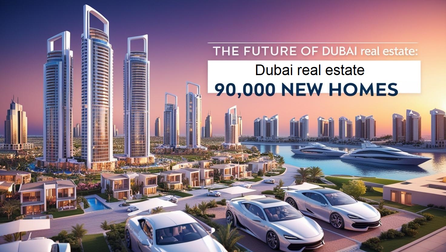 The future of Dubai real estate: 90,000 new homes The future of Dubai real estate: 90,000 new homes