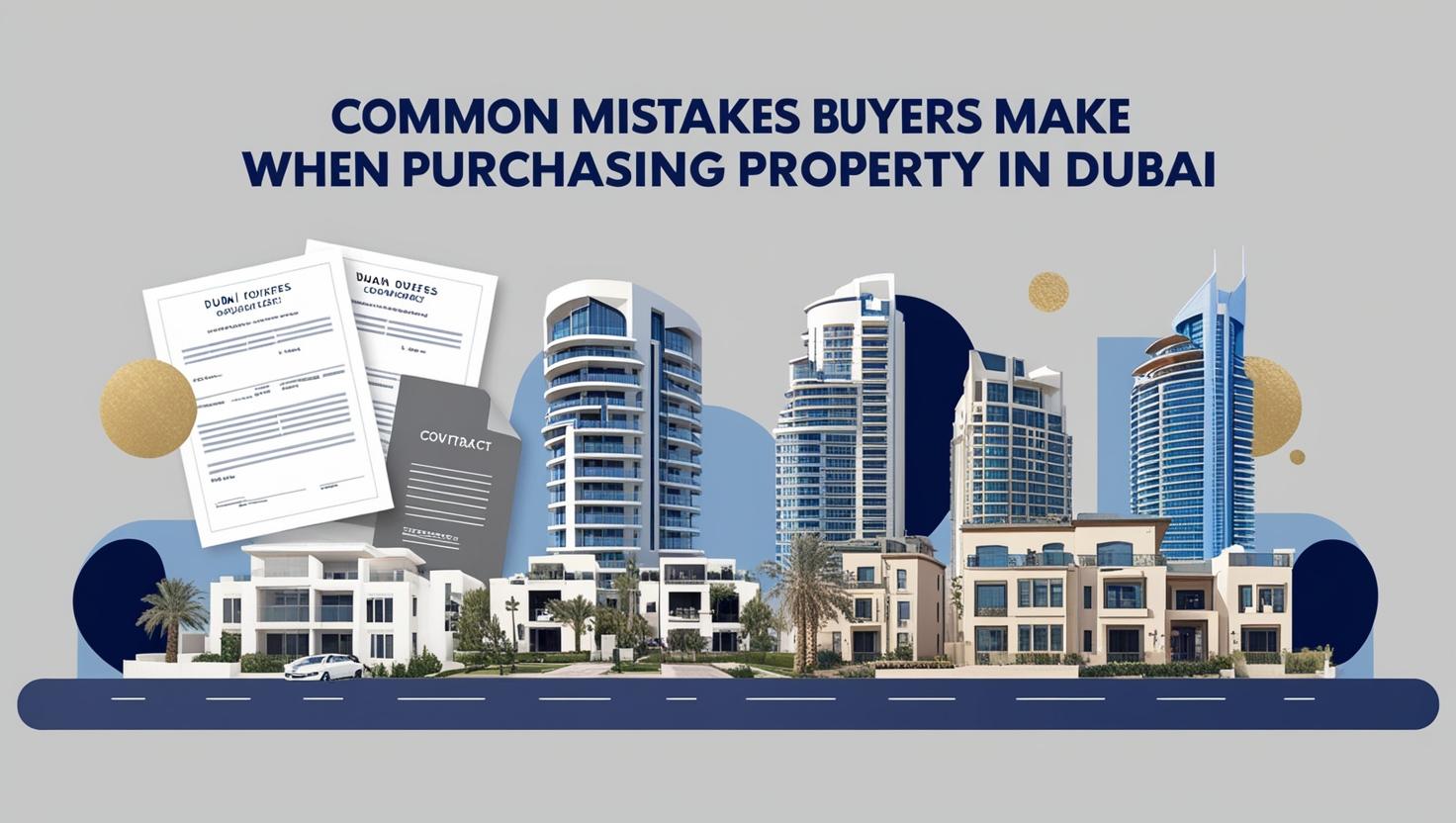 Common Mistakes Buyers Make When Purchasing Property in Dubai Common Mistakes Buyers Make When Purchasing Property in Dubai