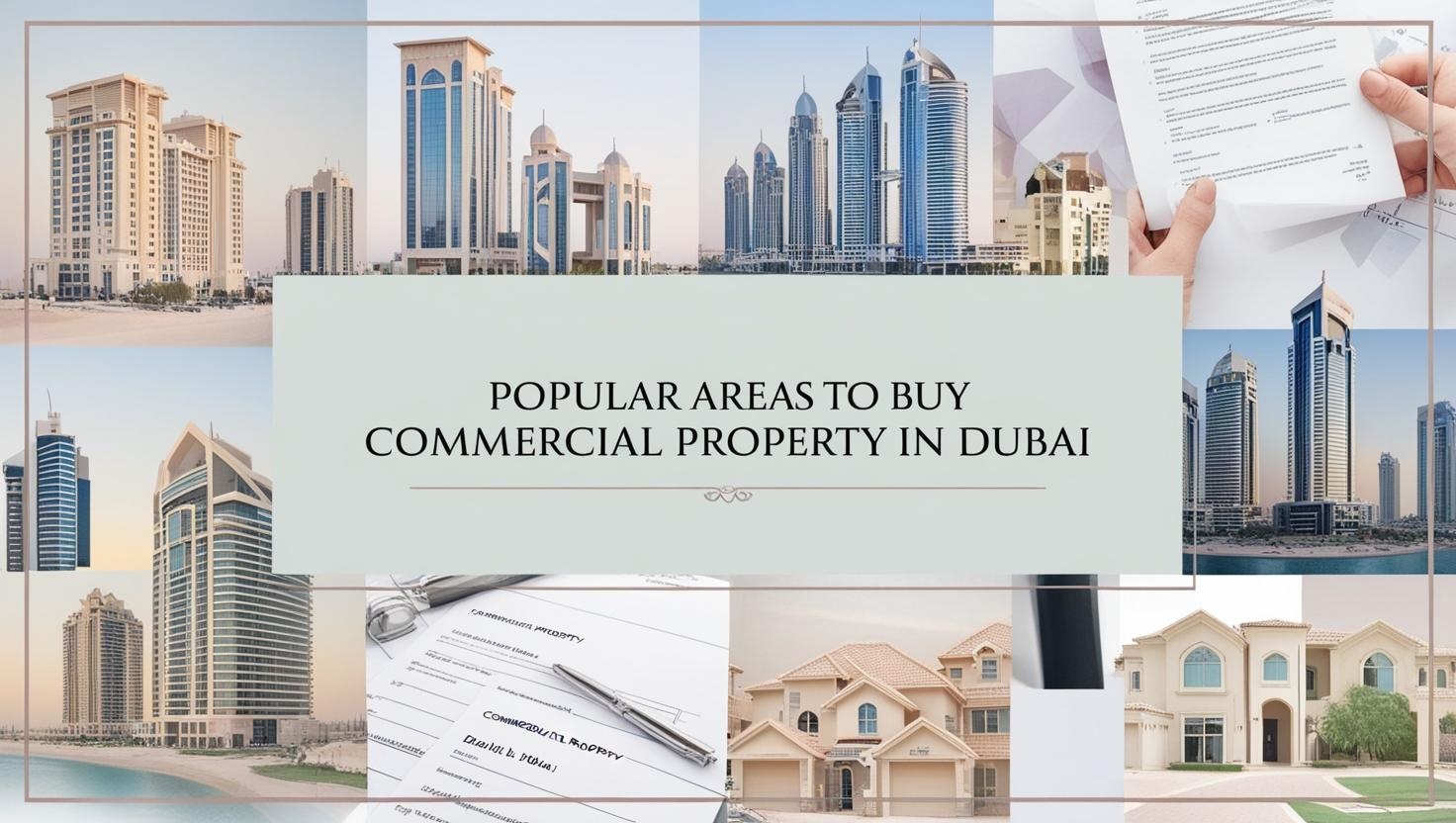Popular Areas to Buy Commercial Property in Dubai Popular Areas to Buy Commercial Property in Dubai