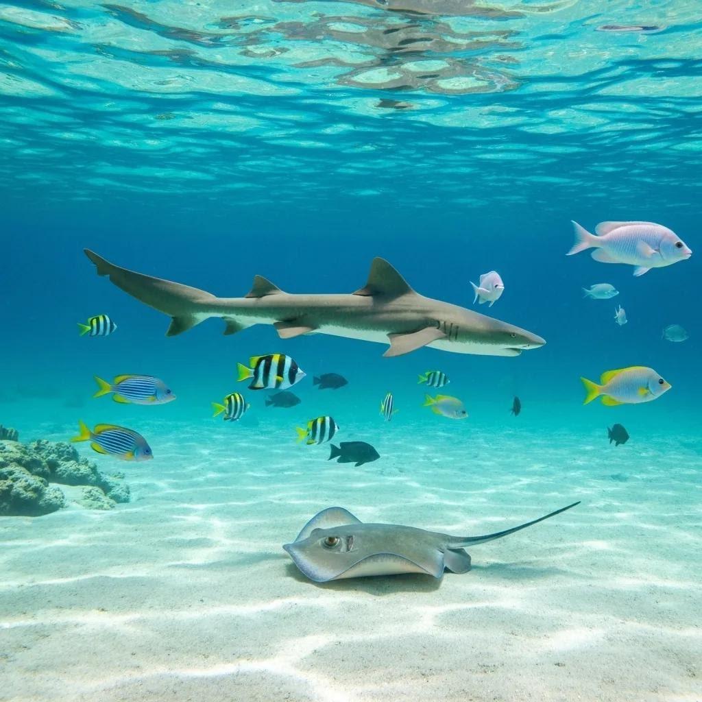 Wildlife seen in the florida keys with clearly unique charters snorkeling and sandbar tours